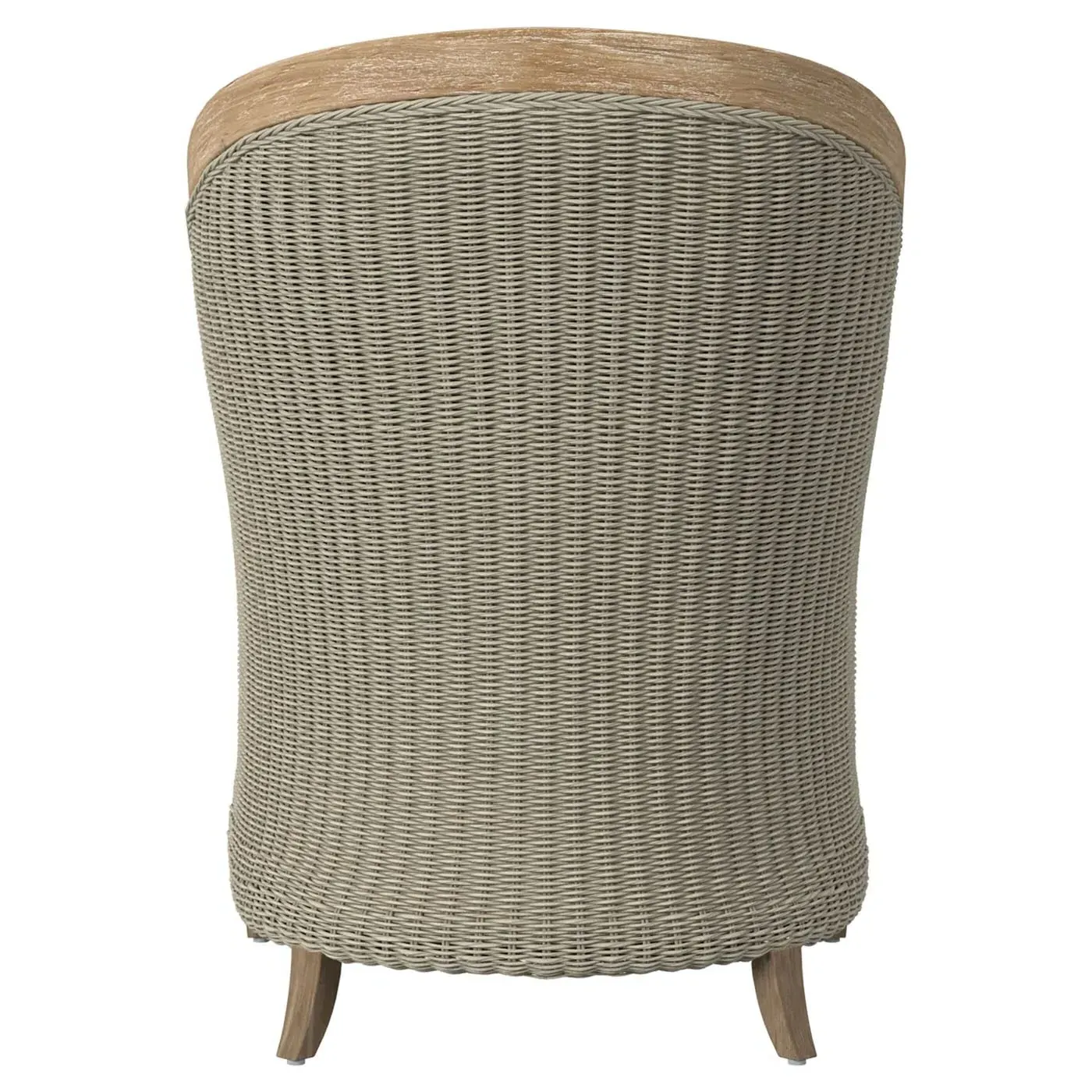 Junia Outdoor Dining Arm Chair - Beige, Teak
