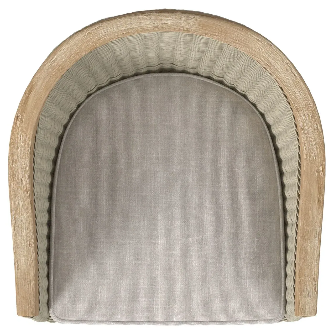 Junia Outdoor Dining Arm Chair - Beige, Teak