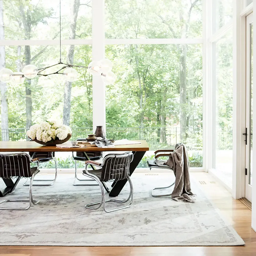 Kade Modify 3'x10' Medallion Patterned Hand Knotted Rug - Grey, Wool