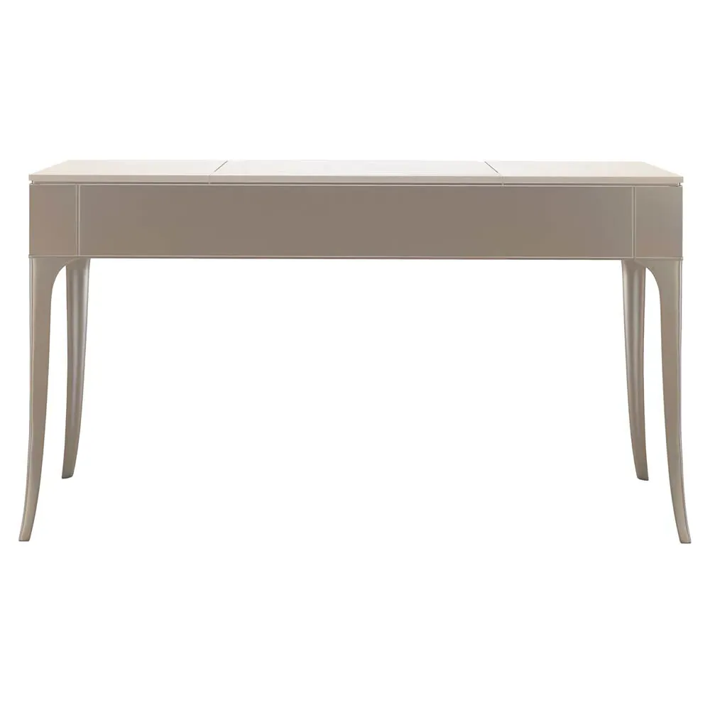 Kade Vanity Desk - Soft Silver, Hardwood