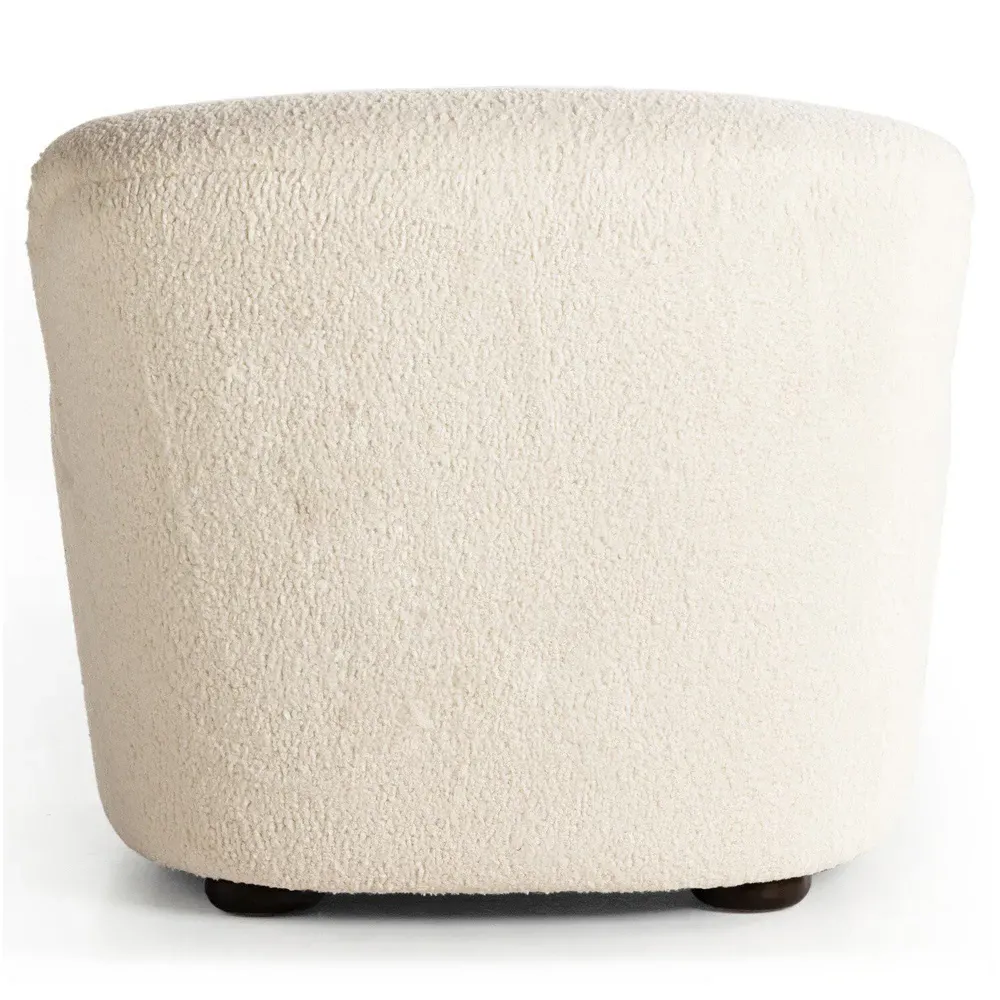 Kaden Wingback Arm Chair - Cream, Boucle