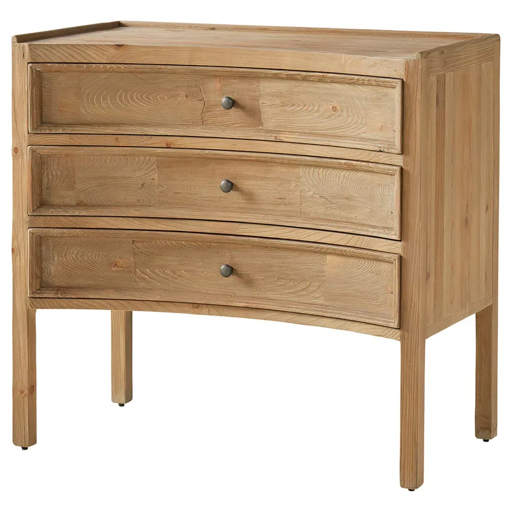 Kadence 3 Drawer Bachelor Chest - Brown, Pine Wood image