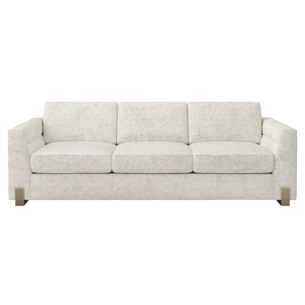 Kaia 3-Seater Sofa - Oatmeal, Performance Fabric