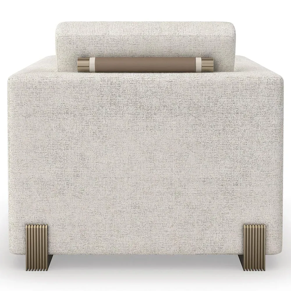 Kaia Arm Chair - Oatmeal, Performance Fabric