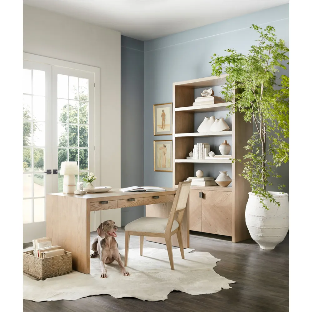 Kaia Cane Dining Side Chair - Beige, Oak