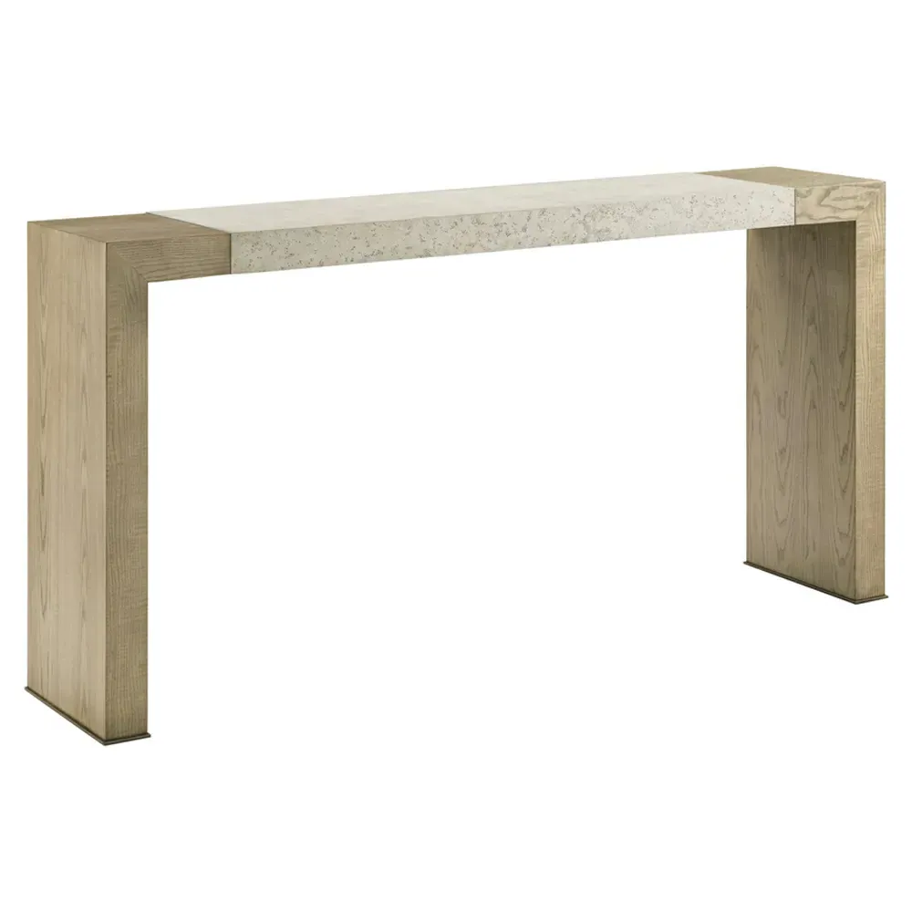 Kaia Console Table - Dune Brown, Oak
