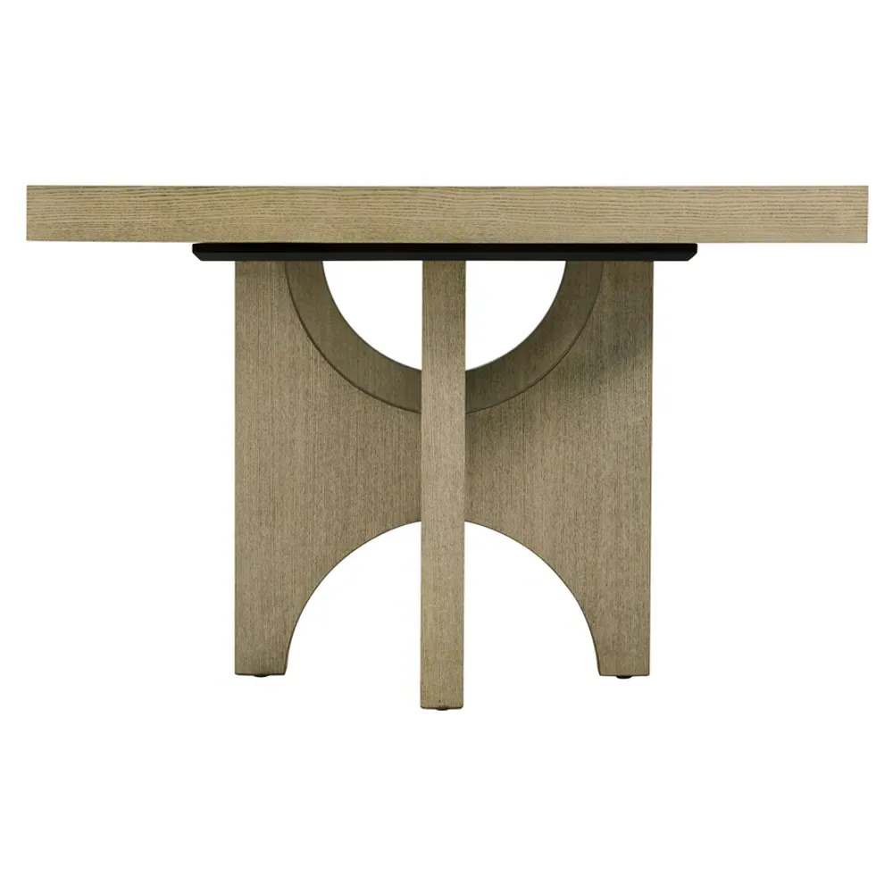 Kaia Extendable Rectangular Dining Table - Brown, Oak