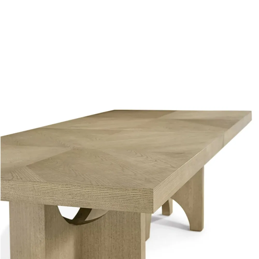 Kaia Extendable Rectangular Dining Table - Brown, Oak