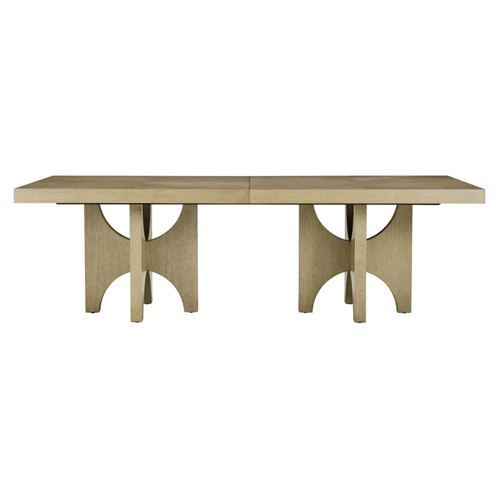 Kaia Extendable Rectangular Dining Table - Brown, Oak