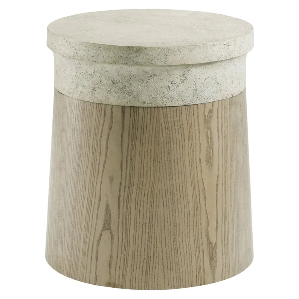 Kaia Large Accent Table - Dune Brown, Oak