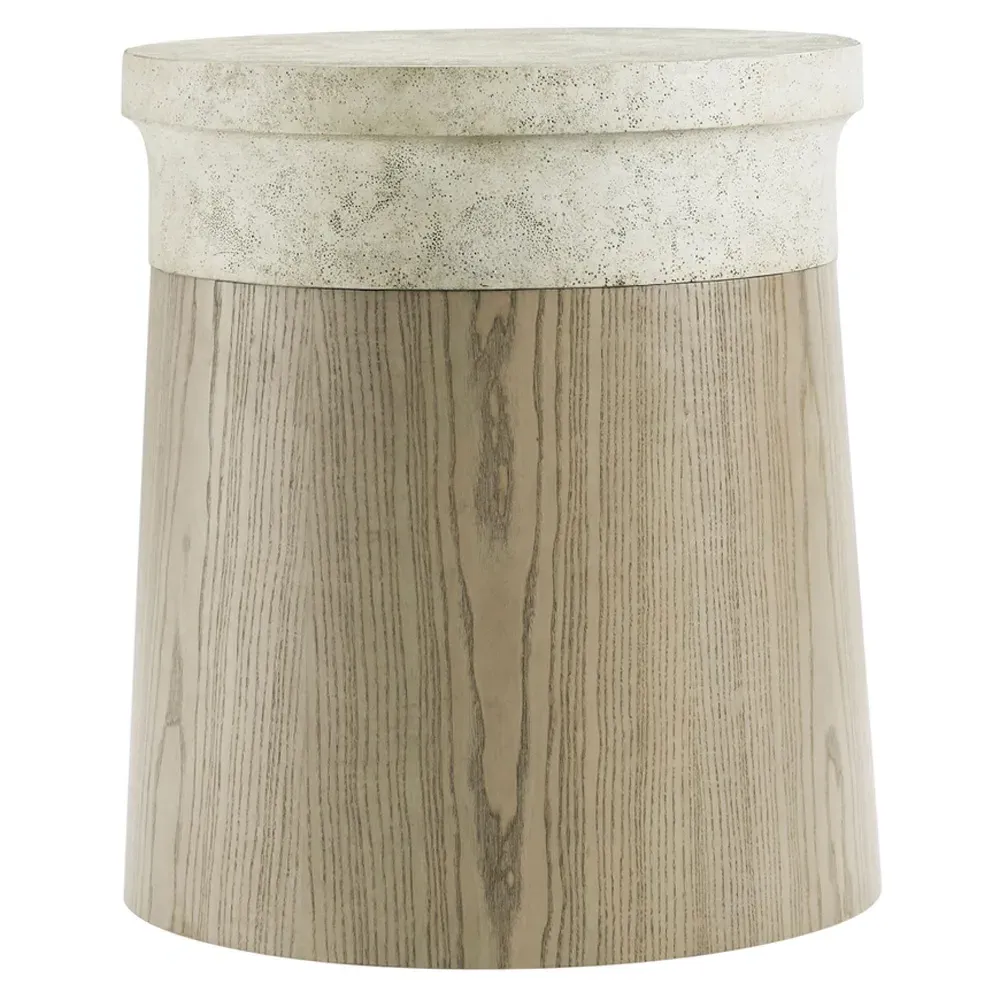 Kaia Large Accent Table - Dune Brown, Oak