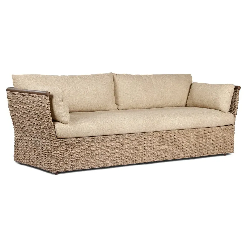 Kaia Outdoor Sofa - Brown, Teak