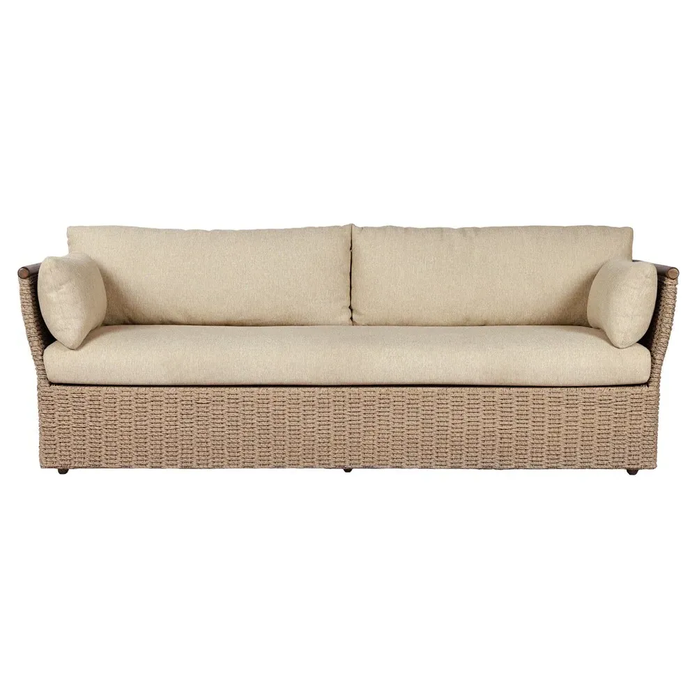 Kaia Outdoor Sofa - Brown, Teak