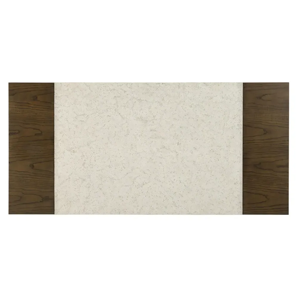 Kaia Rectangular Coffee Table - Earth Brown, Oak