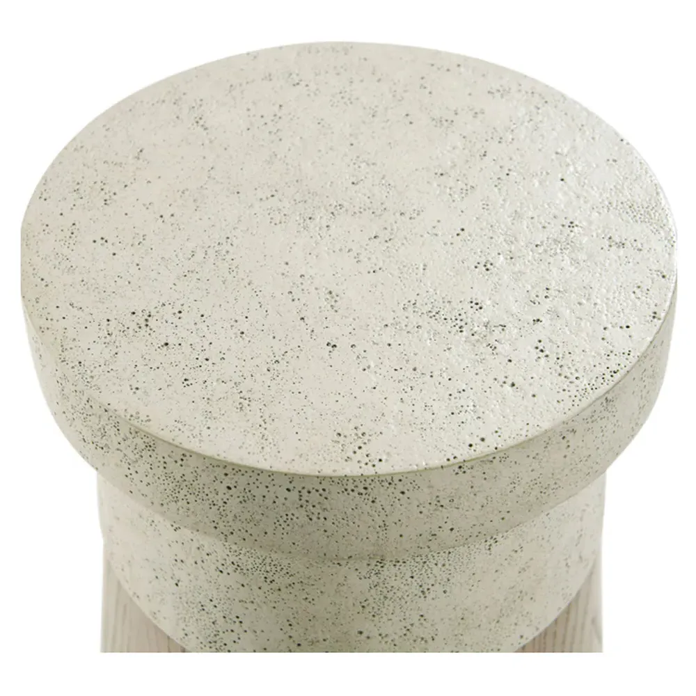 Kaia Small Accent Table - Dune Brown, Oak