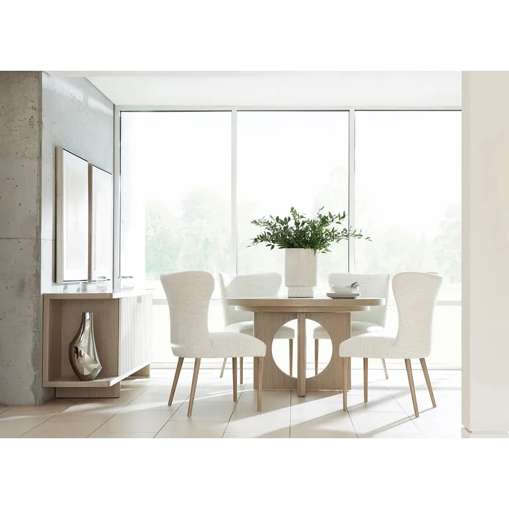 Kaiden Wing Back Dining Chair - Beige