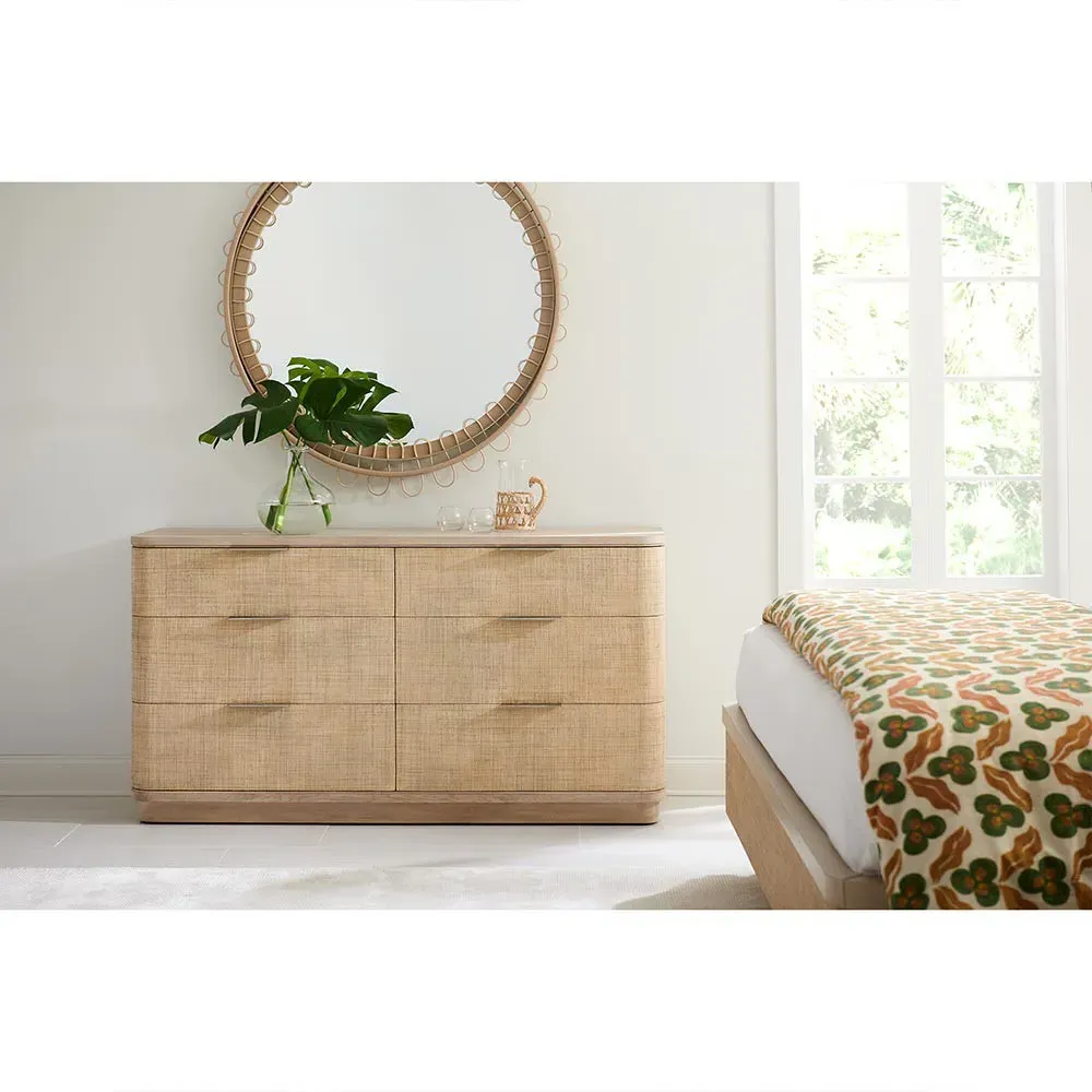 Kaila Double Dresser - Whitewashed, Oak