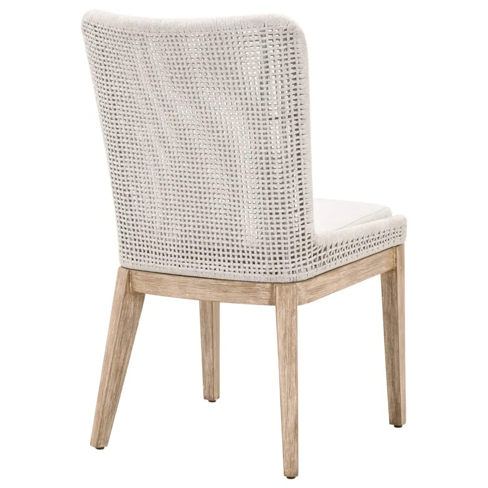 Kailey Dining Side Chair Set of 2 - White, Mahogany