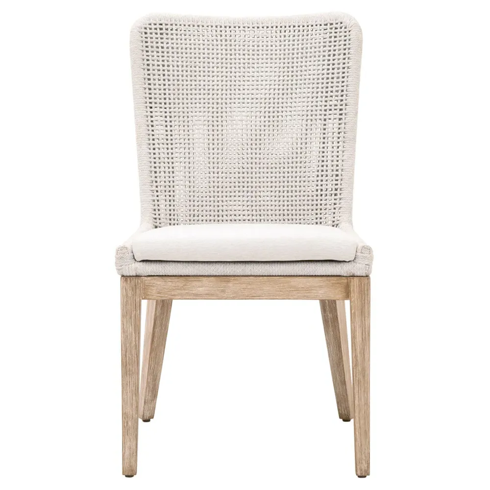 Kailey Dining Side Chair Set of 2 - White, Mahogany image