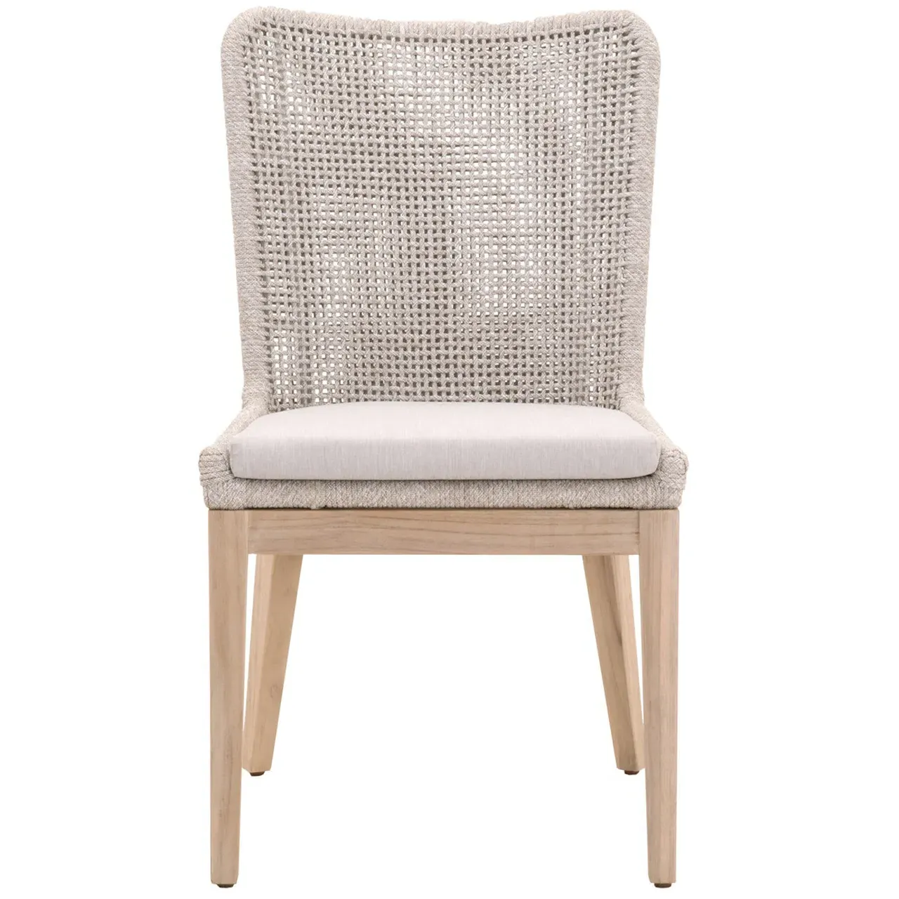 Kailey Outdoor Dining Side Chair Set of 2 - Grey, Teak