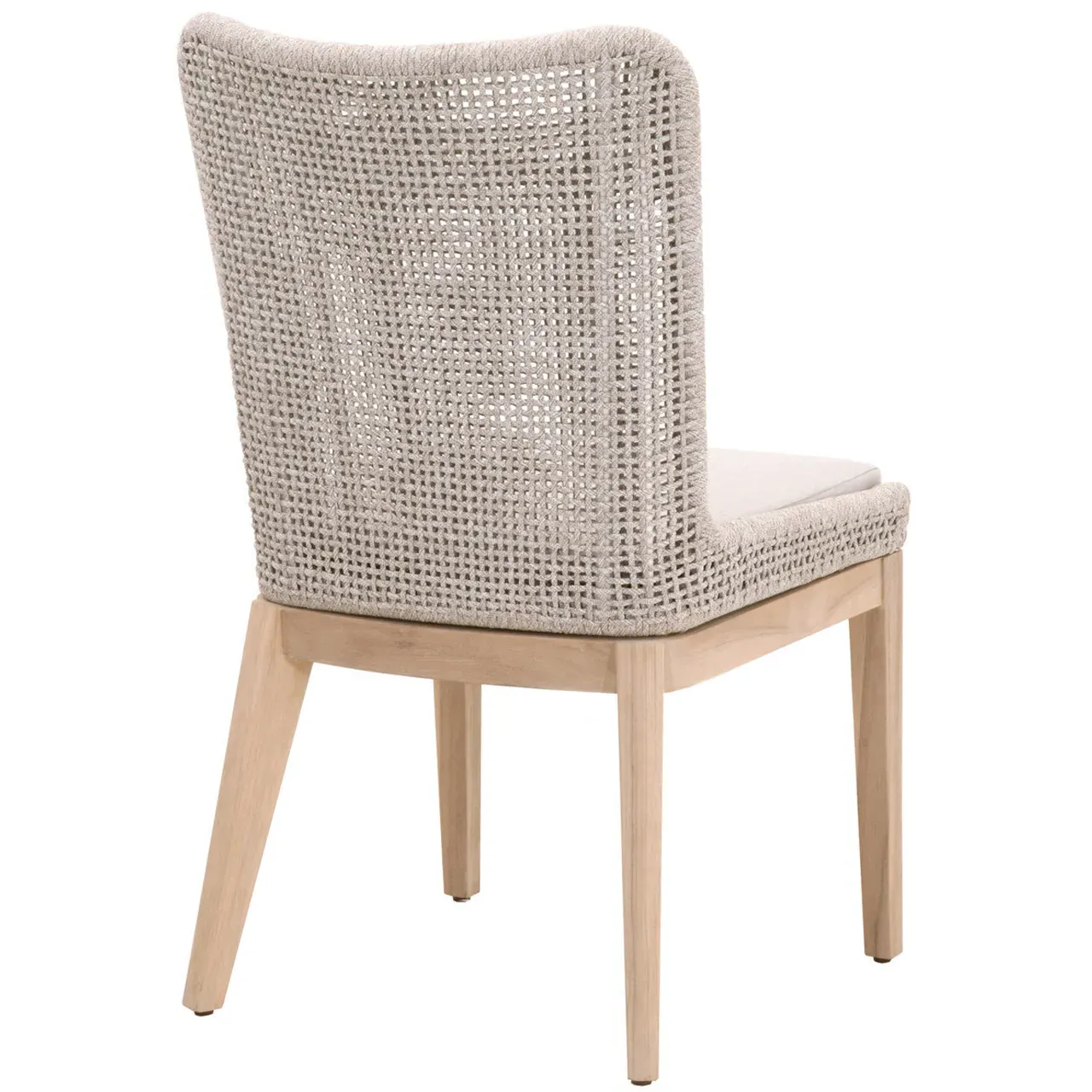 Kailey Outdoor Dining Side Chair Set of 2 - Grey, Teak