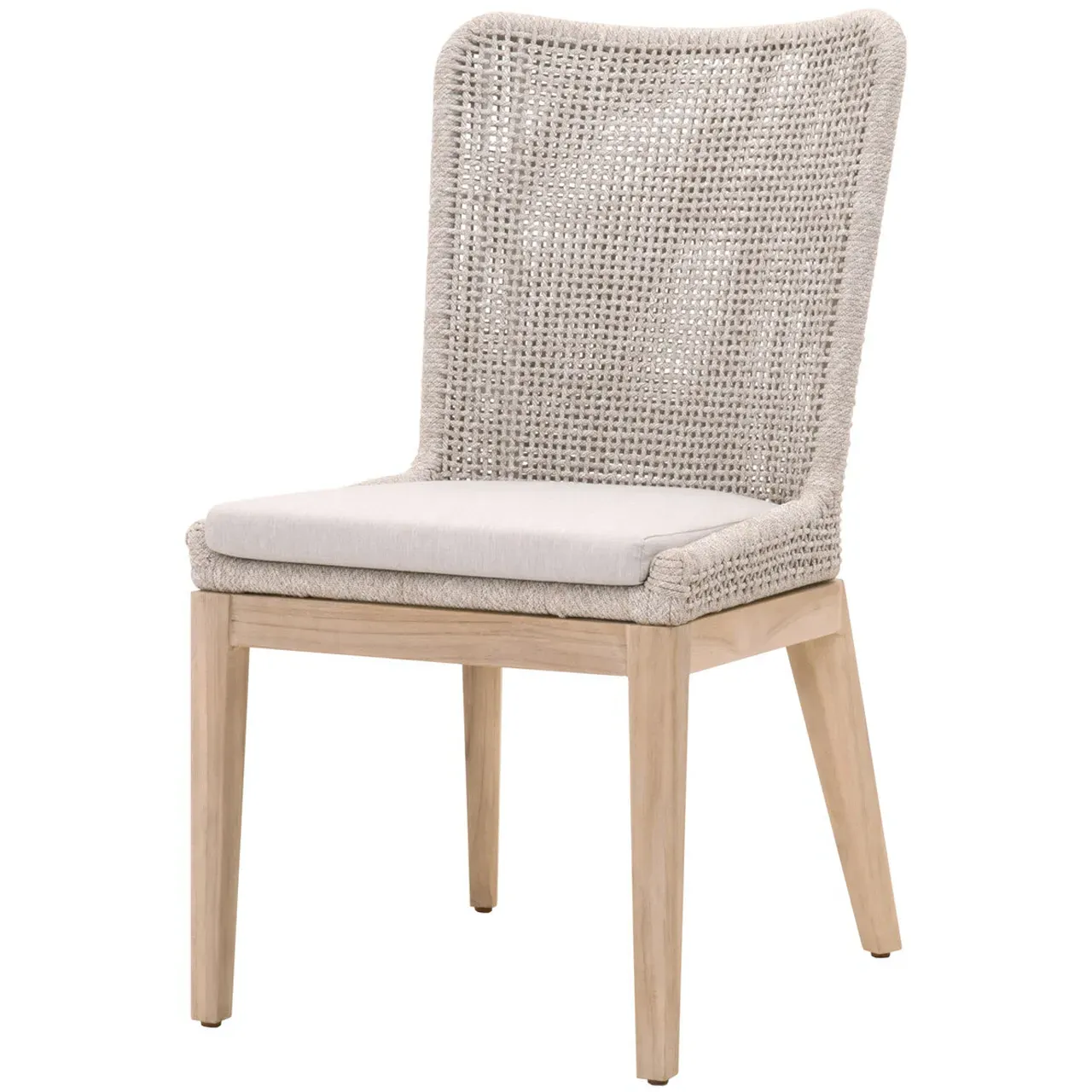 Kailey Outdoor Dining Side Chair Set of 2 - Grey, Teak