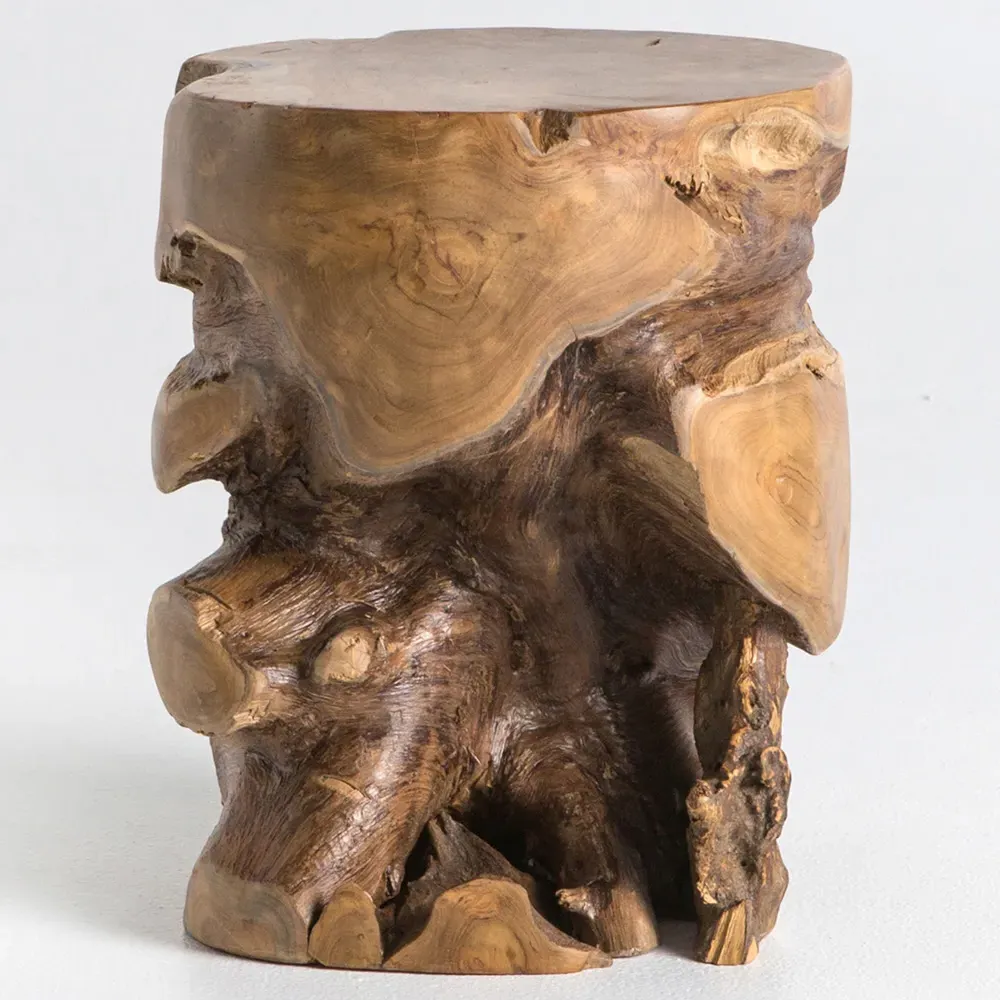 Kaili Outdoor Side Table - Natural, Teak