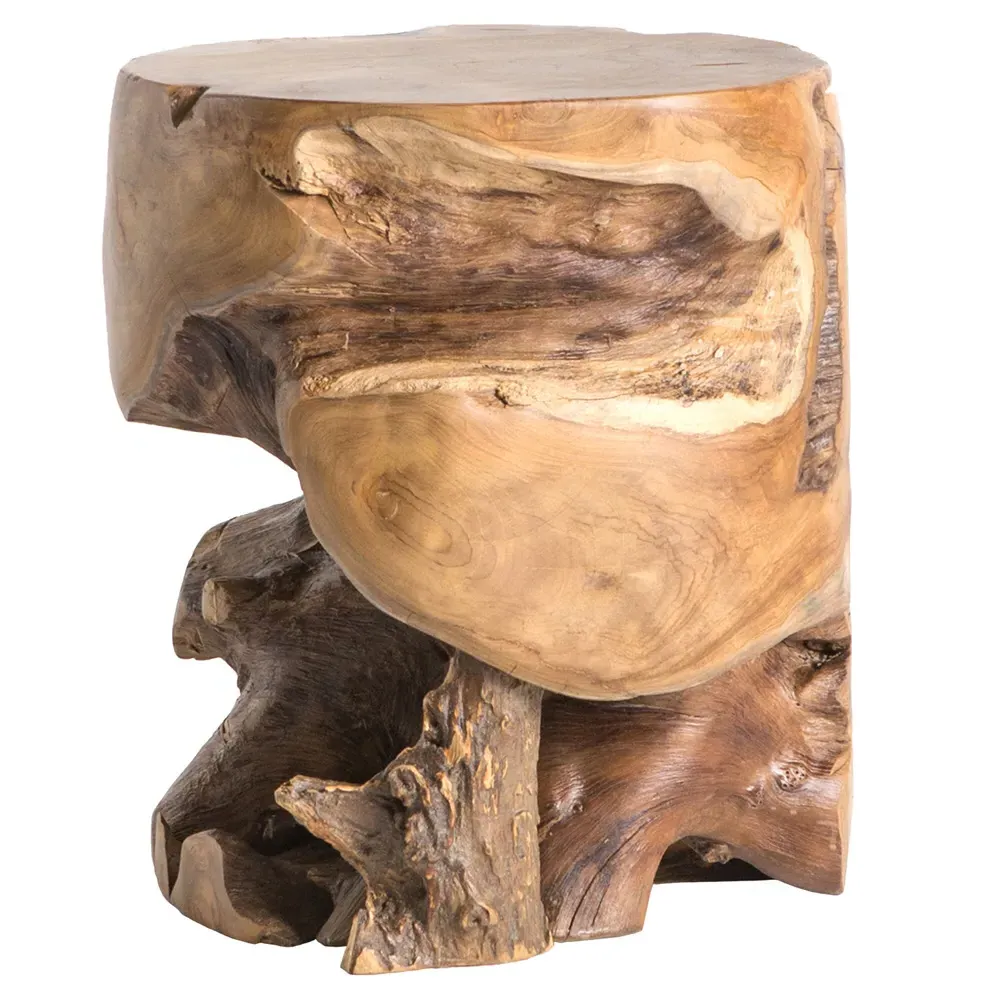 Kaili Outdoor Side Table - Natural, Teak image