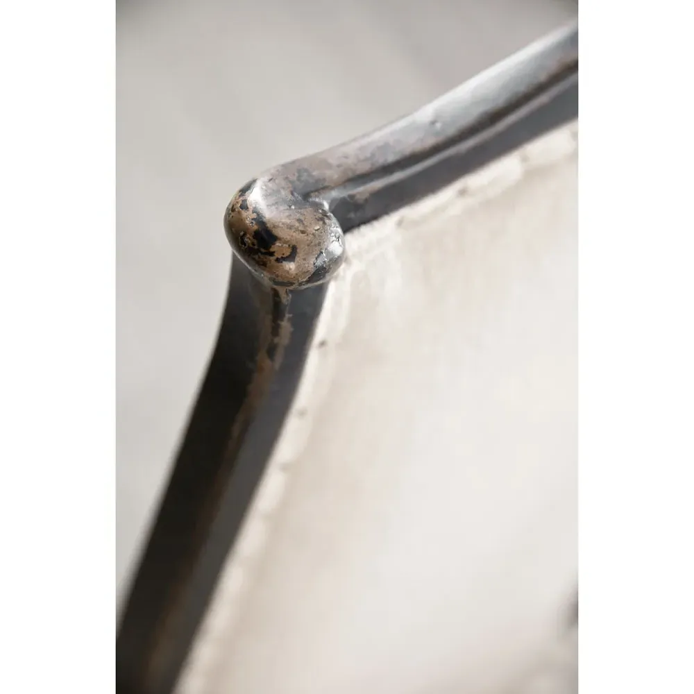 Kaira Nailhead Trim Dining Side Chair - Black, Cream