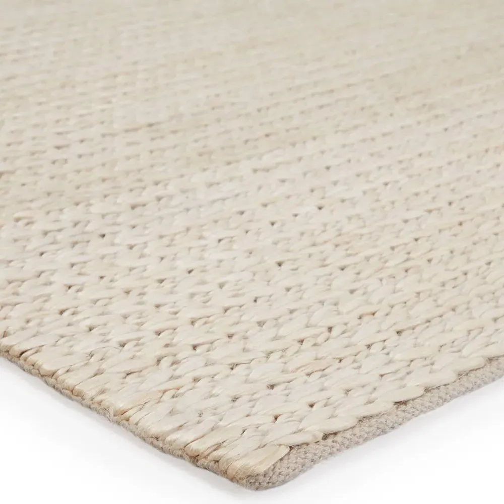 Kairon Jute Rug Sample - White
