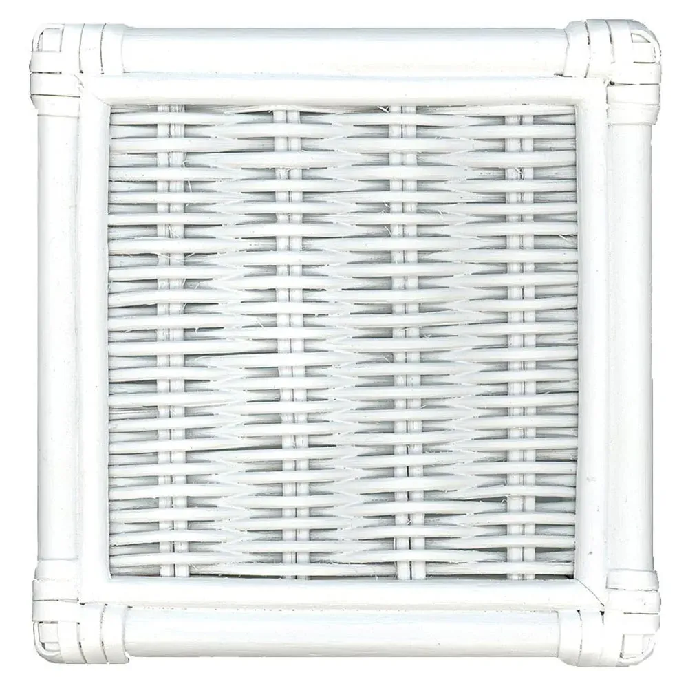 Kalea Chest - White, Rattan