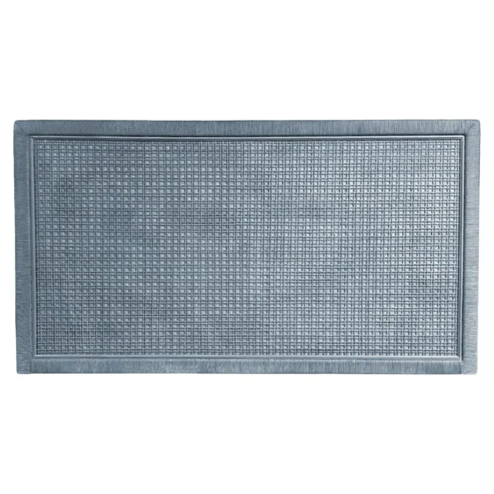 Kalea Queen Size Bed Frame - Blue, Rattan