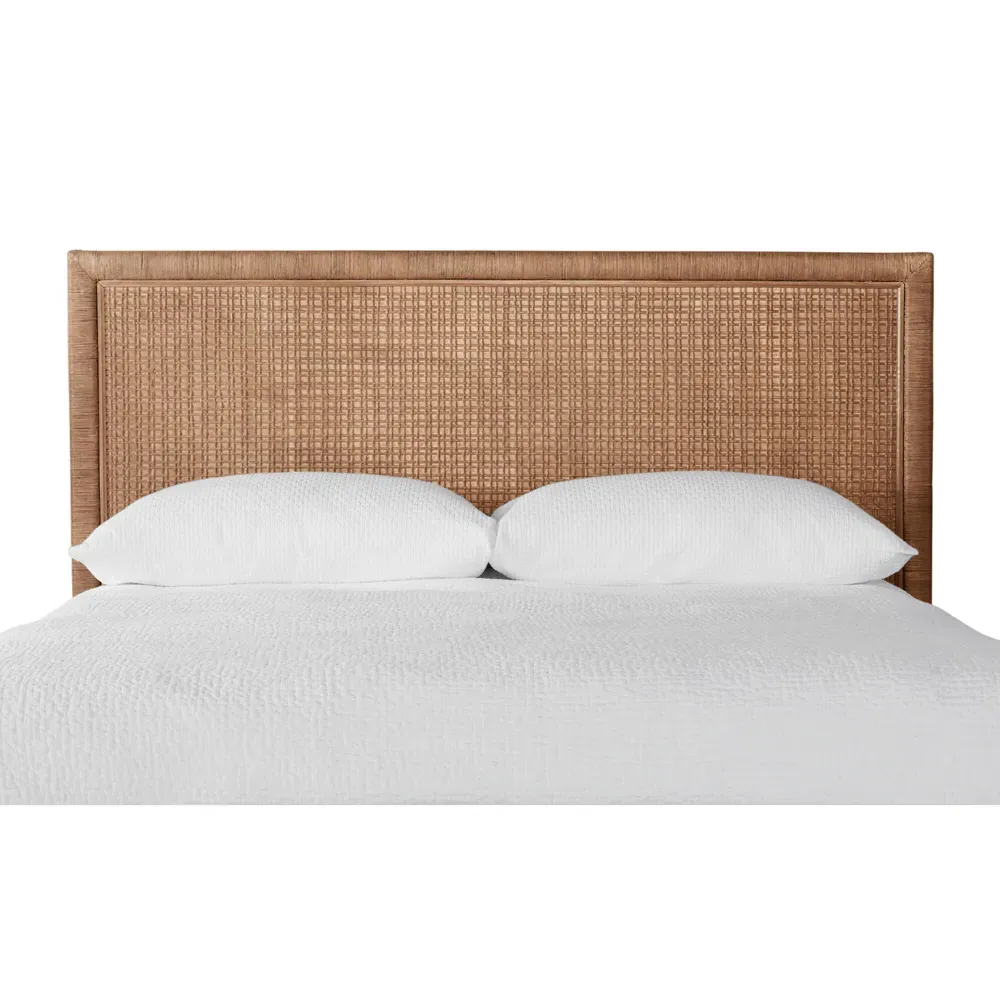 Kalea Queen Size Headboard - Brown, Rattan