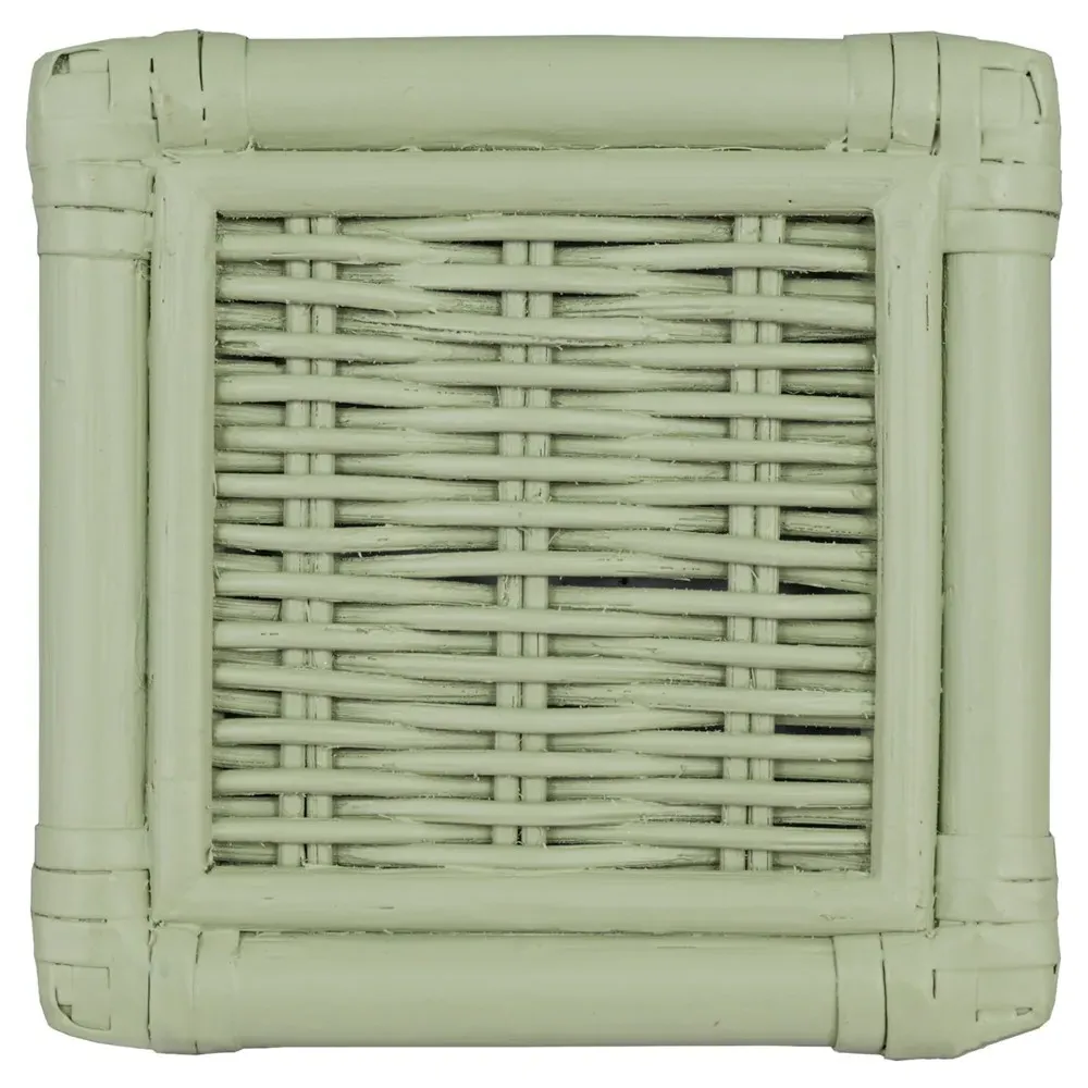 Kalea Woven Rattan Chest - Green