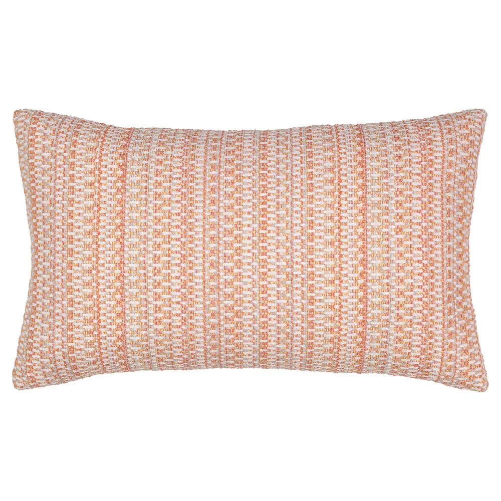 Kaleidoscope Lumbar Pillow - Clay Orange, Sunbrella Acrylic image