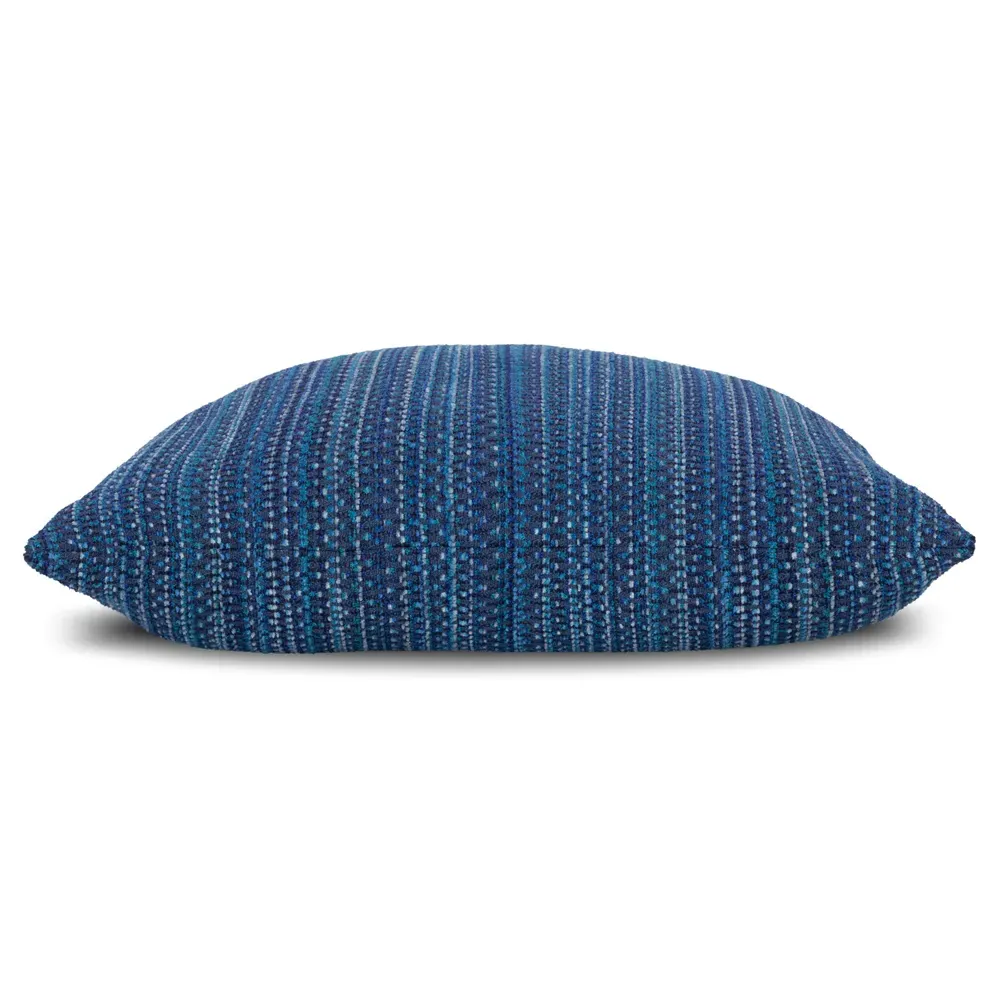 Kaleidoscope Lumbar Pillow - Midnight Blue, Sunbrella Acrylic