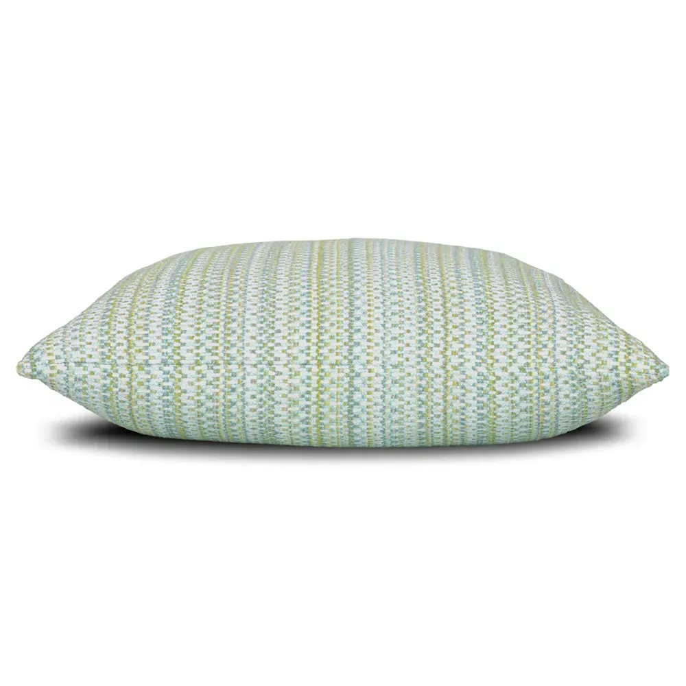 Kaleidoscope Lumbar Pillow - Spring Green, Sunbrella Acrylic