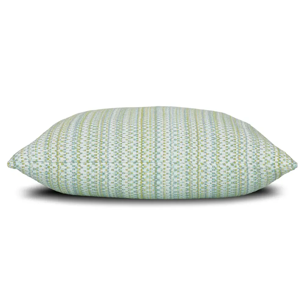 Kaleidoscope Throw Pillow - Spring Green, Sunbrella Acrylic