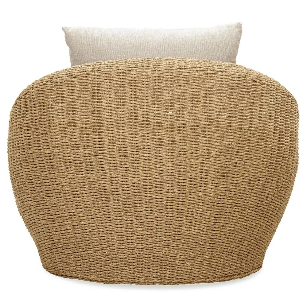 Kalia Outdoor Lounge Chair - Beige, Wicker