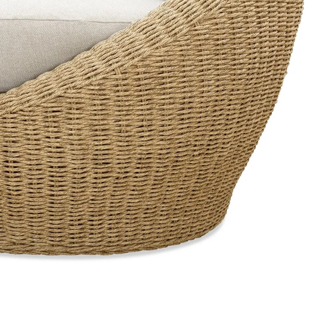 Kalia Outdoor Lounge Chair - Beige, Wicker