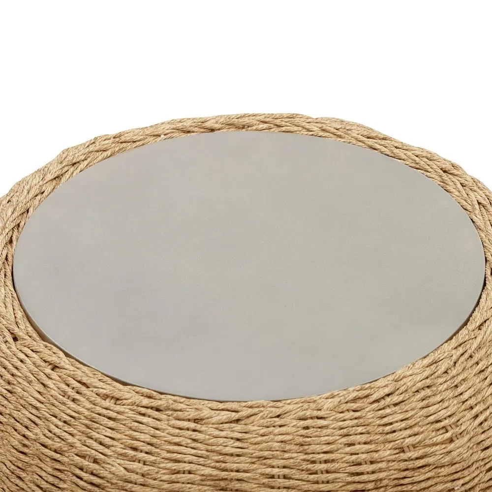Kalia Outdoor Side Table - Natural, Wicker