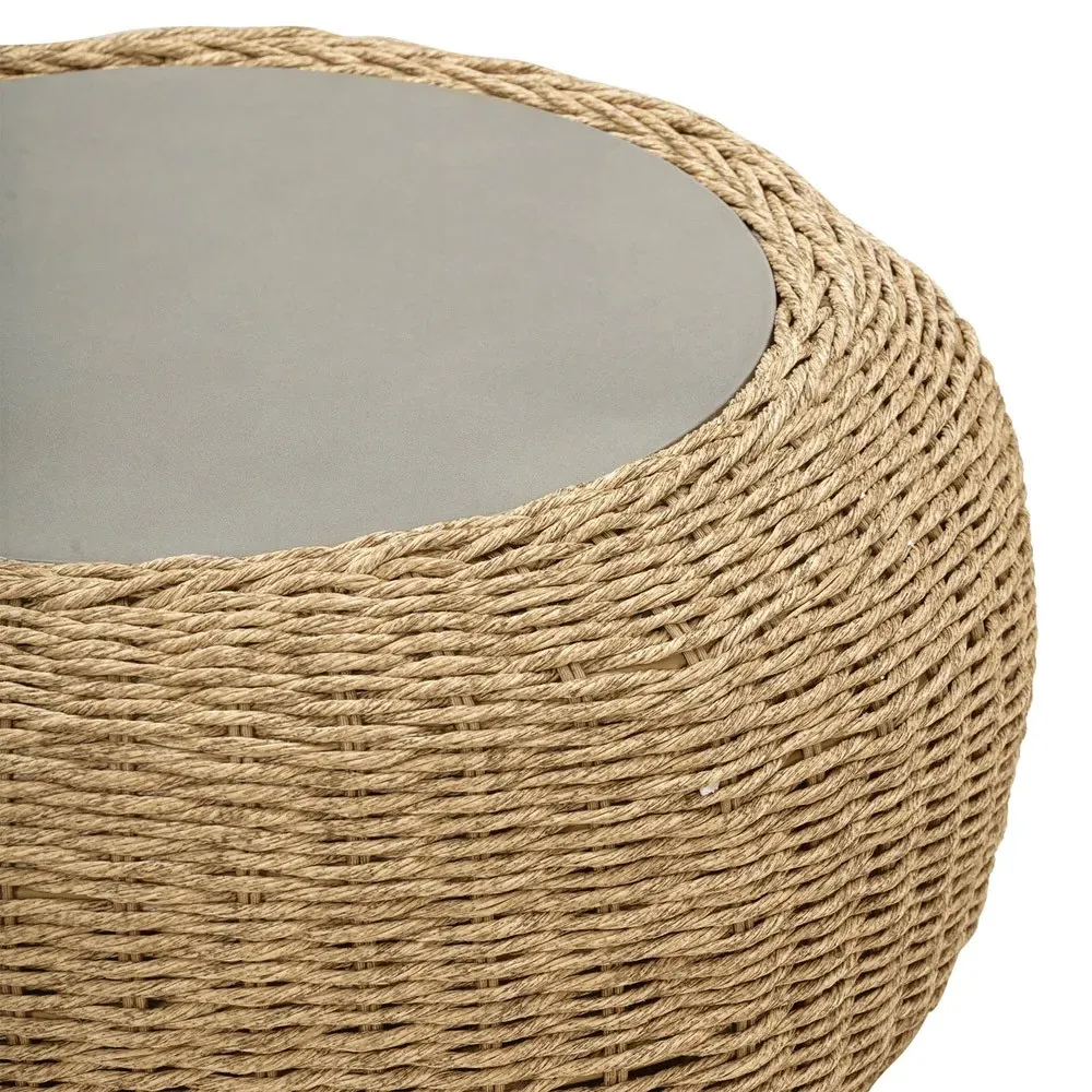 Kalia Outdoor Side Table - Natural, Wicker