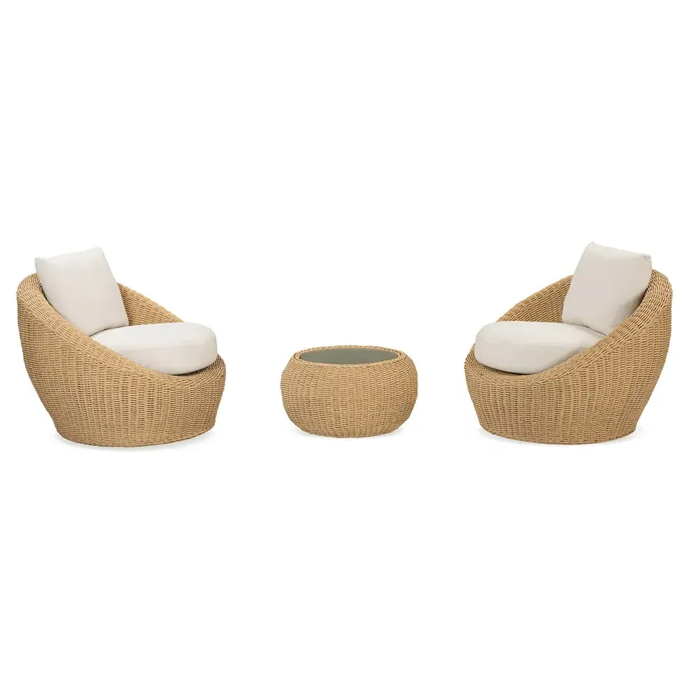 Kalia Outdoor Side Table - Natural, Wicker