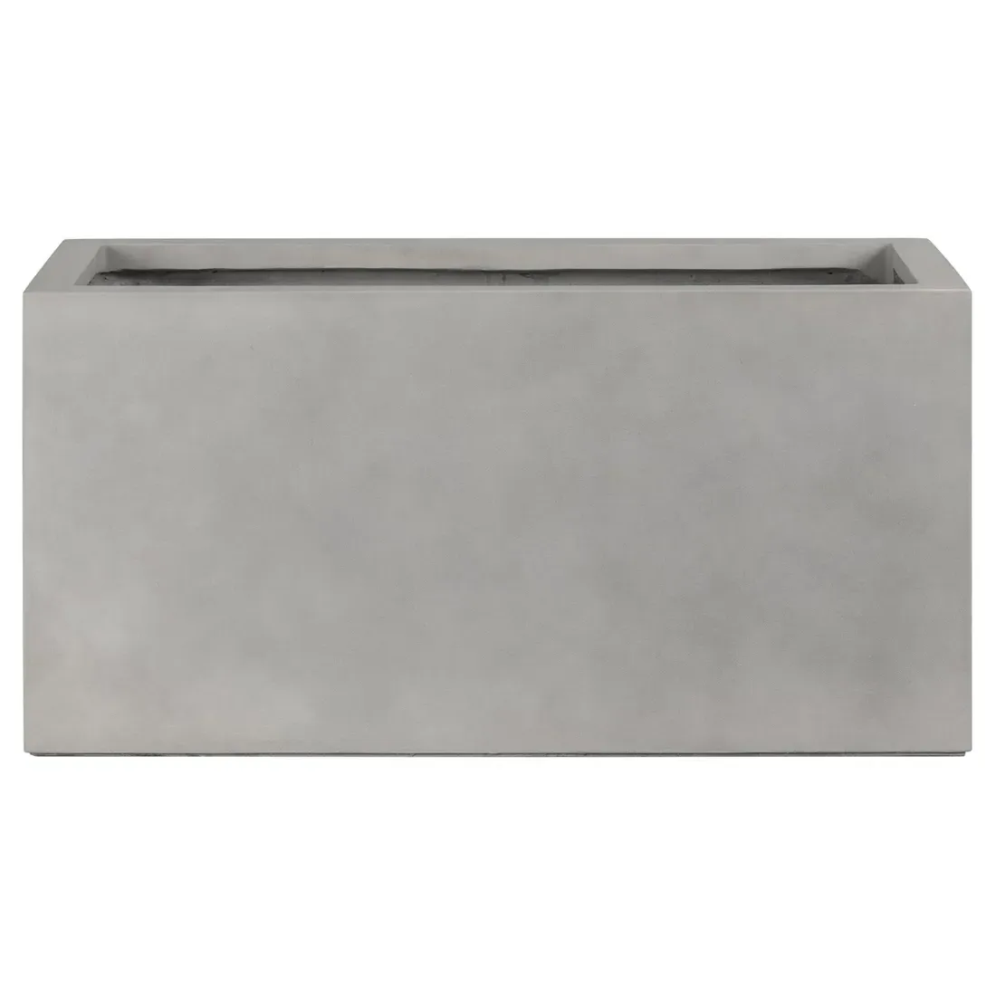 Kaliopi Rectangular Outdoor Planter Box - Grey, Concrete