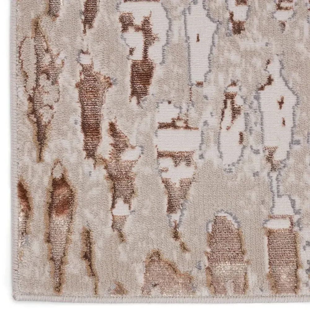 Kalista Animal Patterned Rug - Beige