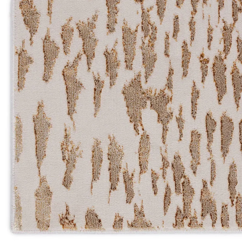 Kalista Animal Patterned Rug - Cream