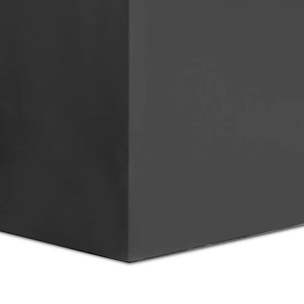 Kallisto Large Outdoor Pot Planter - Black, Concrete