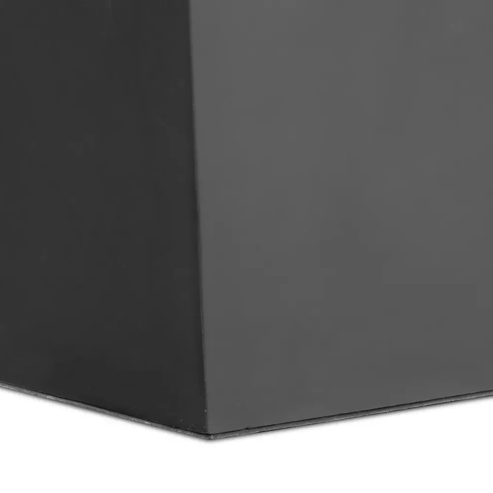 Kallisto Outdoor Pot Planter - Black, Concrete