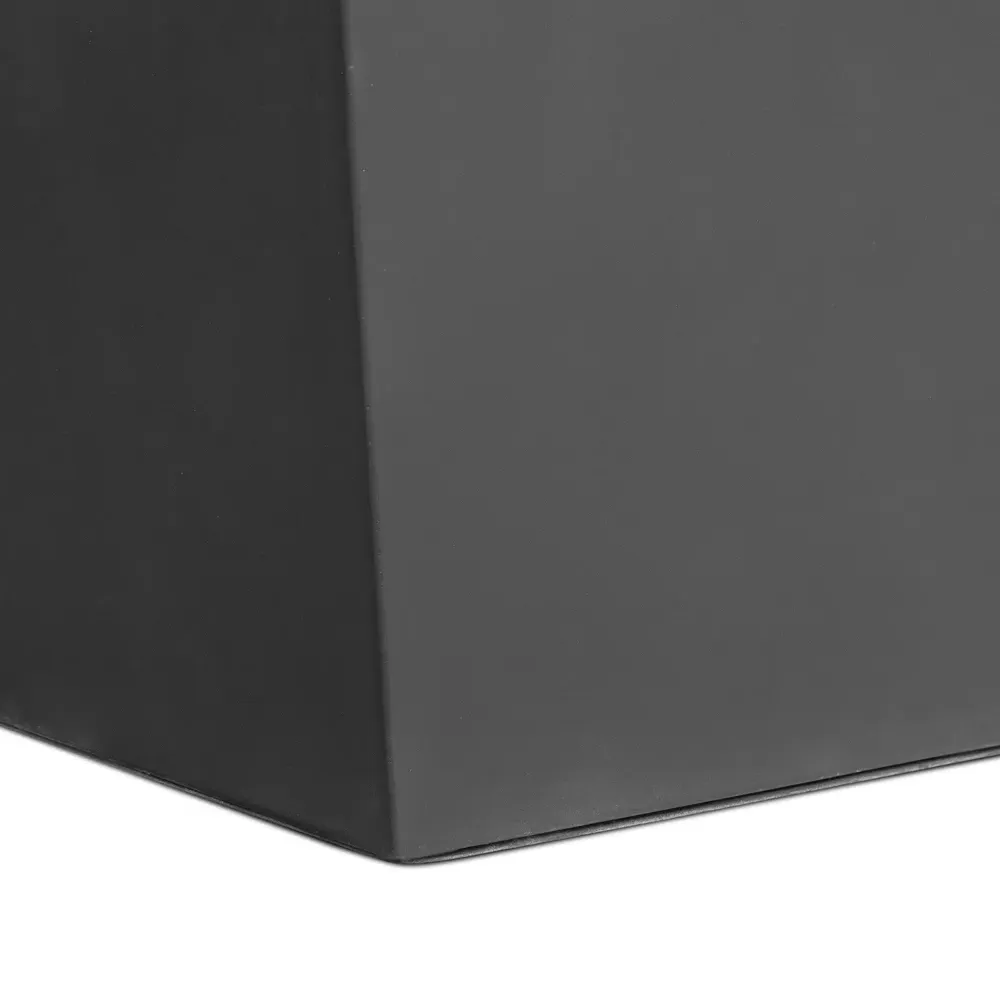 Kallisto Tall Outdoor Pot Planter - Black, Concrete