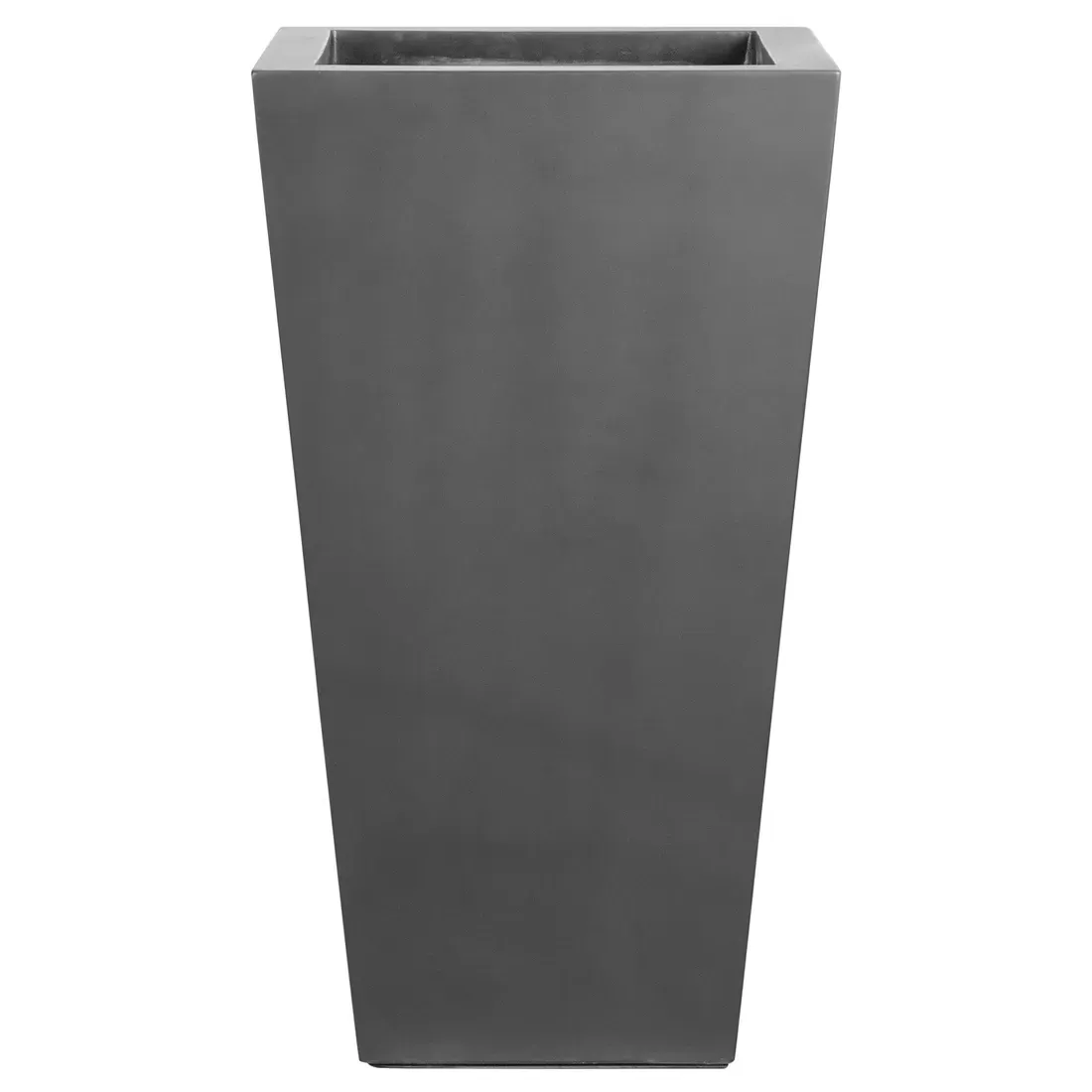 Kallisto Tall Outdoor Pot Planter - Black, Concrete